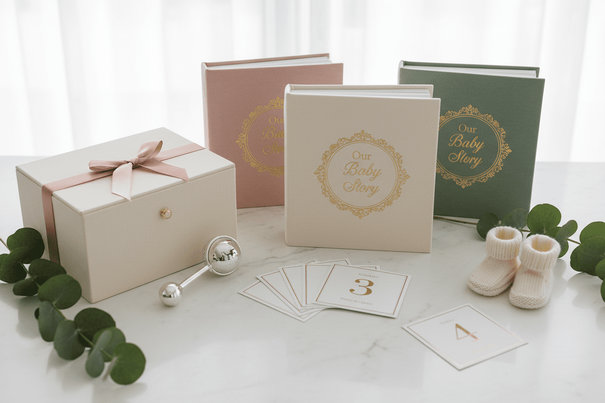 The LTBaby Milestones, Memory Books and Keepsakes Collection - LittleTreasures