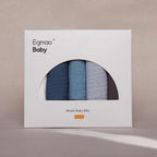 10 Pack Cotton Snap Bibs for Baby Boy Girl, Super Soft Drool Bibs for Teething and Feeding - LittleTreasures