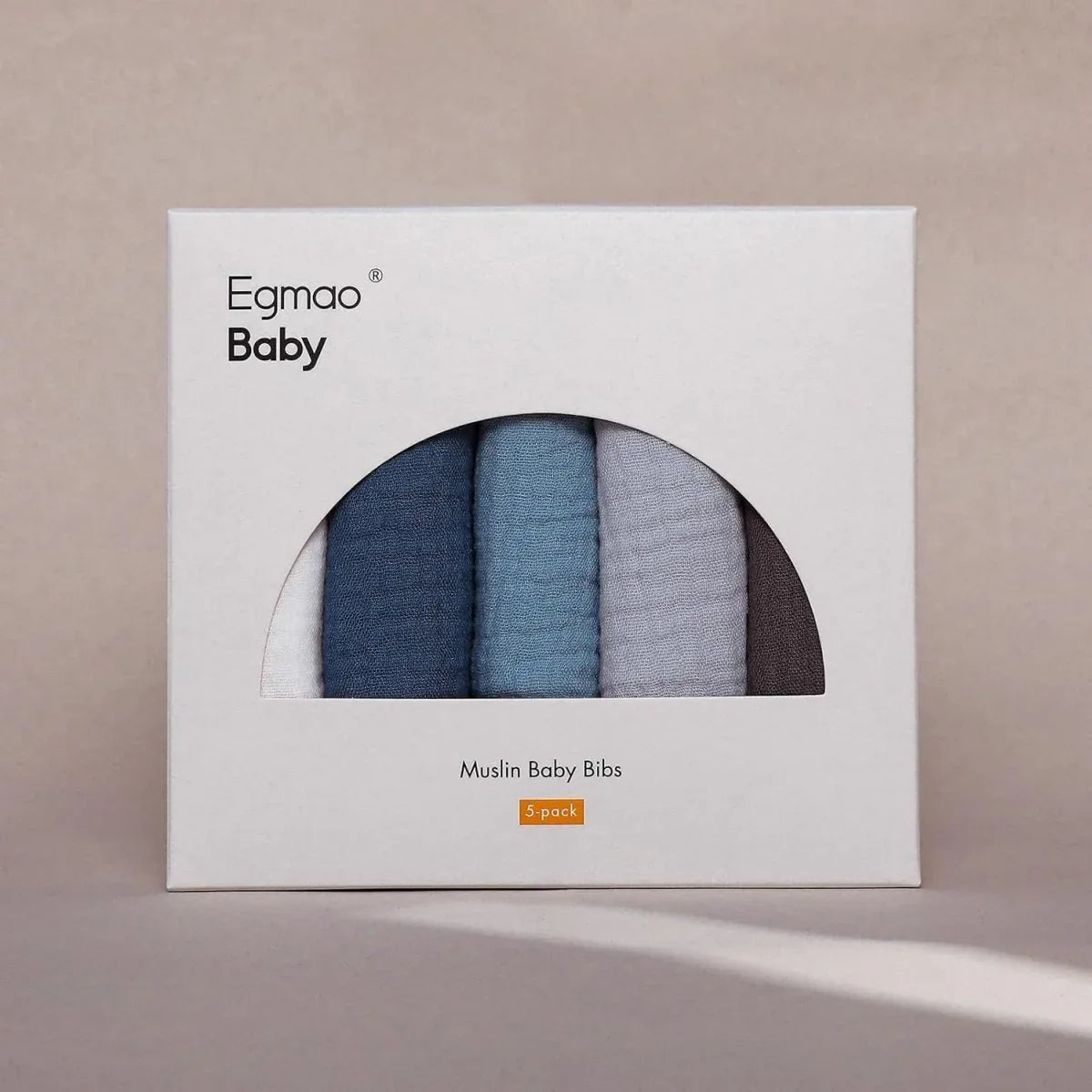 10 Pack Cotton Snap Bibs for Baby Boy Girl, Super Soft Drool Bibs for Teething and Feeding - LittleTreasures