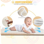 3 in 1 Bassinet,Baby Bassinets Bedside Sleeper with Musical Toy,Adjustable Height Bedside Bassinet for Baby with Wheels and Storage Basket,4 - Sided Mesh Bedside Crib for Newborn 0 - 6 Months (Grey) - LittleTreasures