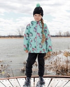3 - In - 1 Two - Piece Mid - Season Outerwear Set Blue Unicorn Print - LittleTreasures