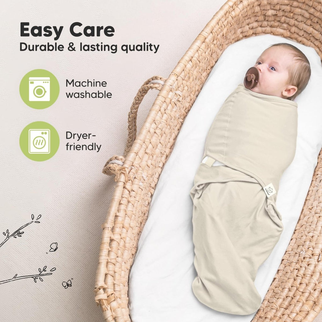 3 - Pack Organic Baby Swaddle Sleep Sacks - Swaddles for Newborns, Infant 0 - 3 Months, Baby Girls, Boys, Soft & Snug Newborn Sleep Sack, Nursery Swaddling Blankets, Easy to Use (Nordic) - LittleTreasures
