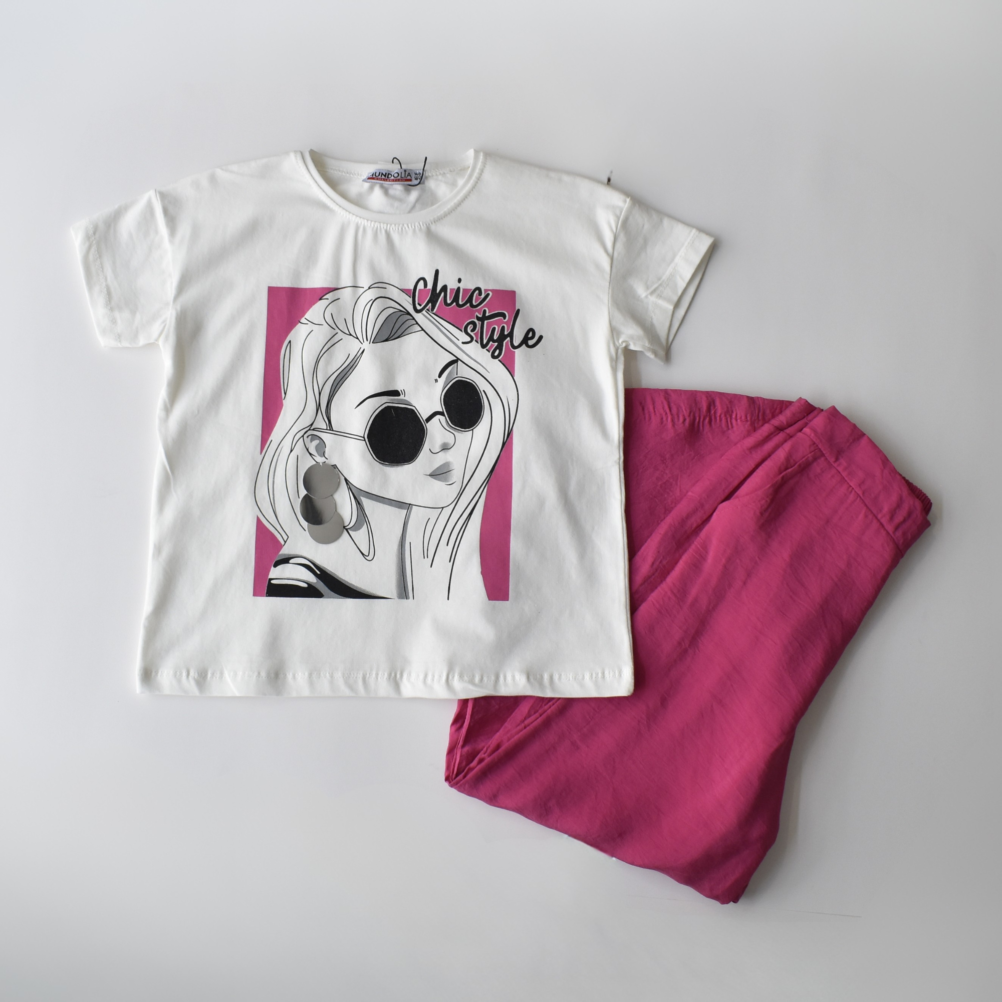 Sunglass Style Girls Casual Set