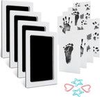 4 - Pack Inkless Baby Hand and Footprint Kit, Pet Paw Print Ink Kits, Baby Handprint Clean Touch Ink Pad Kitiled Print, Safe for Baby Keepsake, Pet Paw Print - LittleTreasures
