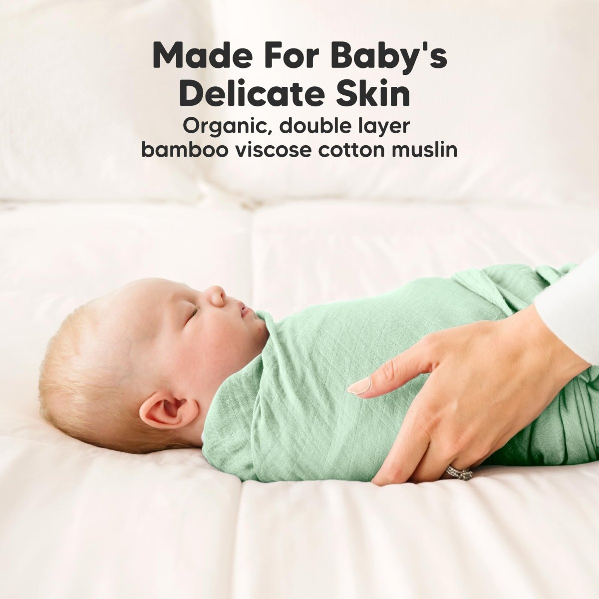 4 - Pack Muslin Swaddle Blankets for Boys, Girls - Organic Baby Swaddles for Newborns, Soft & Breathable Receiving Baby Blankets for Girl, Boy, Neutral, Newborn Essentials Gift (Spice) - LittleTreasures