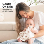 5 - Pack Muslin Burp Cloths Baby Boy, Girl - Very Absorbent Baby Burp Cloth Rags, 8 - Layers Viscose Derived from Bamboo Cotton Muslin Towel, Super Soft Spit Up Rags, No Shrink Washcloths (The Wild) - LittleTreasures