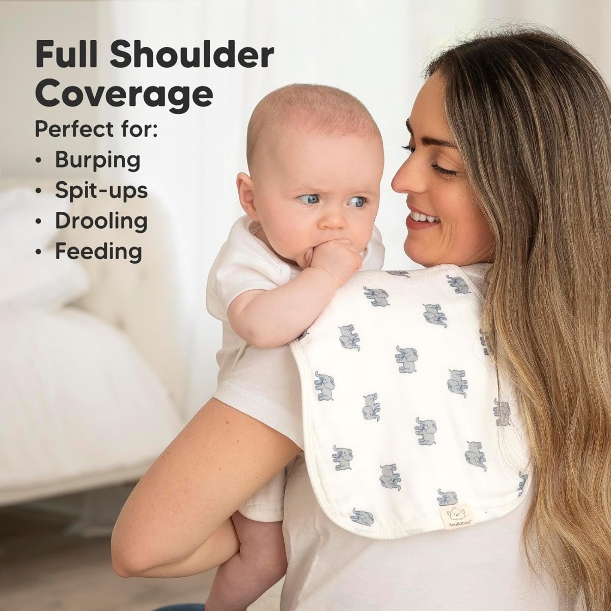 5 - Pack Muslin Burp Cloths Baby Boy, Girl - Very Absorbent Baby Burp Cloth Rags, 8 - Layers Viscose Derived from Bamboo Cotton Muslin Towel, Super Soft Spit Up Rags, No Shrink Washcloths (The Wild) - LittleTreasures