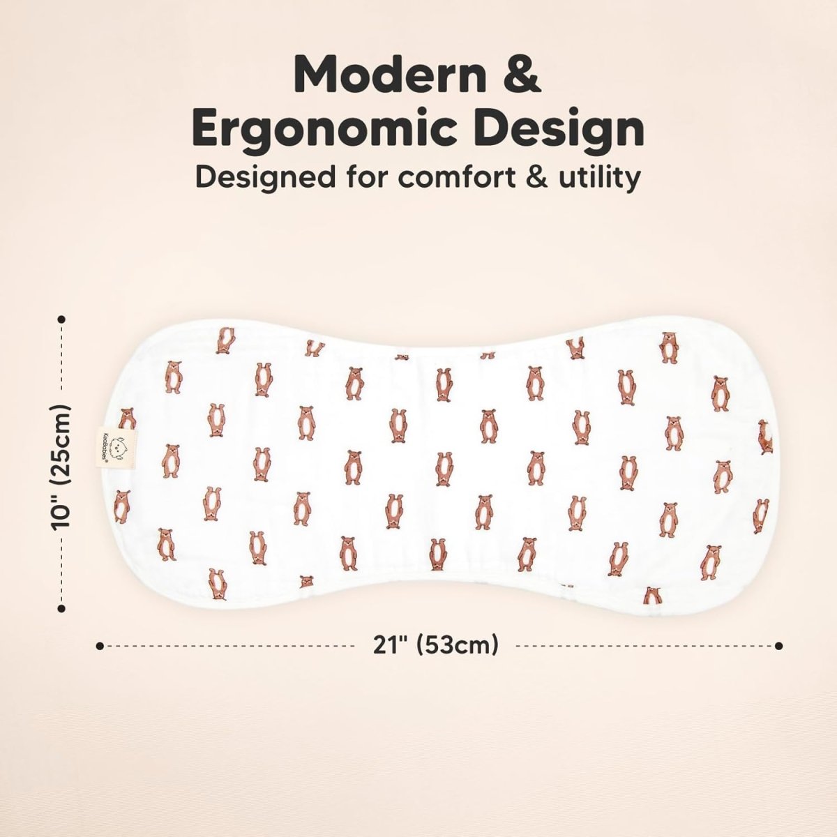 5 - Pack Muslin Burp Cloths Baby Boy, Girl - Very Absorbent Baby Burp Cloth Rags, 8 - Layers Viscose Derived from Bamboo Cotton Muslin Towel, Super Soft Spit Up Rags, No Shrink Washcloths (The Wild) - LittleTreasures