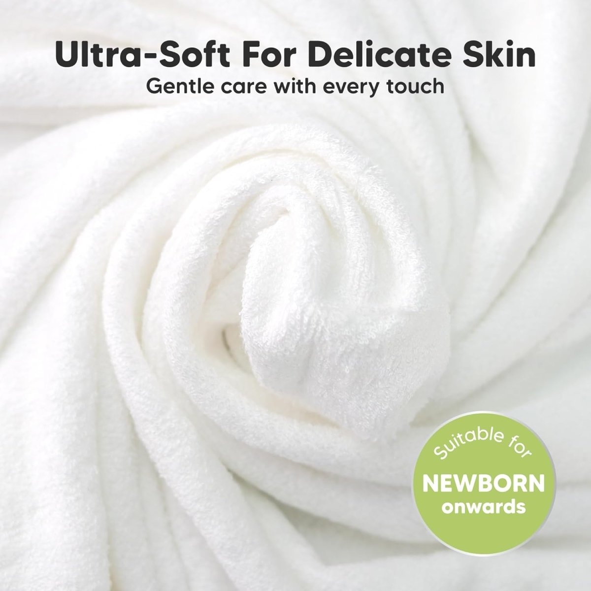 6 - Pack Cotton Baby Washcloths for Newborn - Organic Cotton Muslin Soft Wash Cloths for Babies, Infant, Kids, Toddler Towels Boy, Girl, Super Absorbent Face Cloths, Scratch - Free Baby Rags (Nordic) - LittleTreasures