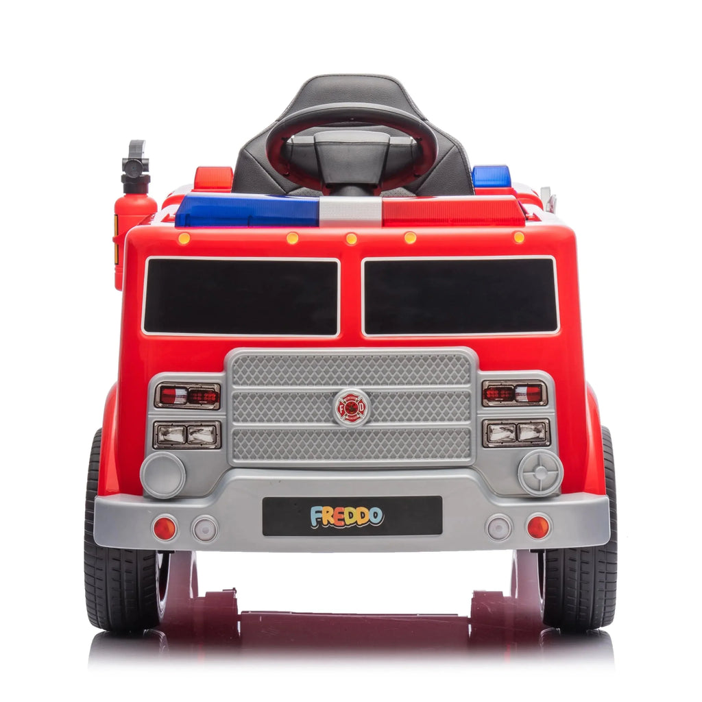12V Freddo Fire Truck 1 Seater Ride on - LittleTreasures