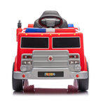 12V Freddo Fire Truck 1 Seater Ride on - LittleTreasures