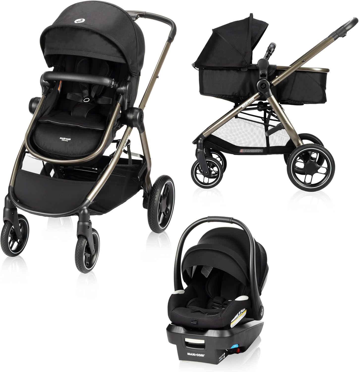 Maxi-Cosi Zelia Luxe 5-in-1 Modular Travel Stroller System