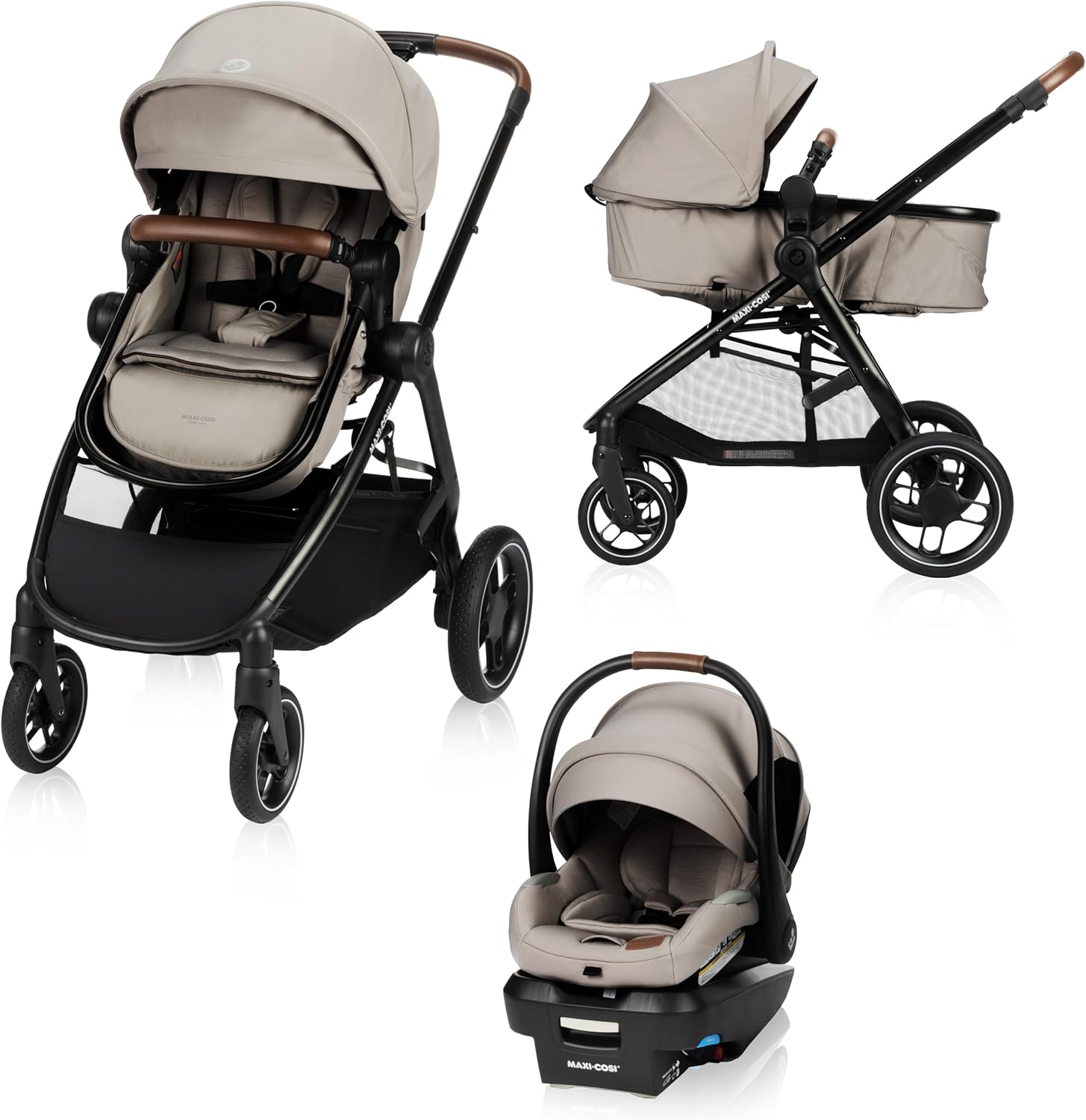 Maxi-Cosi Zelia Luxe 5-in-1 Modular Travel Stroller System
