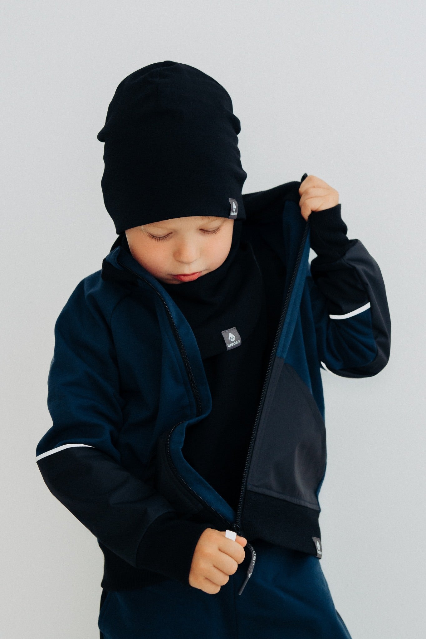 Sweat jacket with waterproof details ESPEN