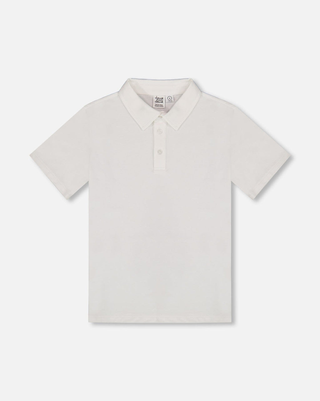 Short Sleeve Polo Shirt White