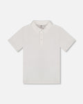 Short Sleeve Polo Shirt White