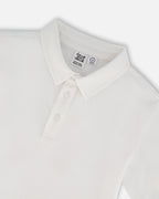 Short Sleeve Polo Shirt White