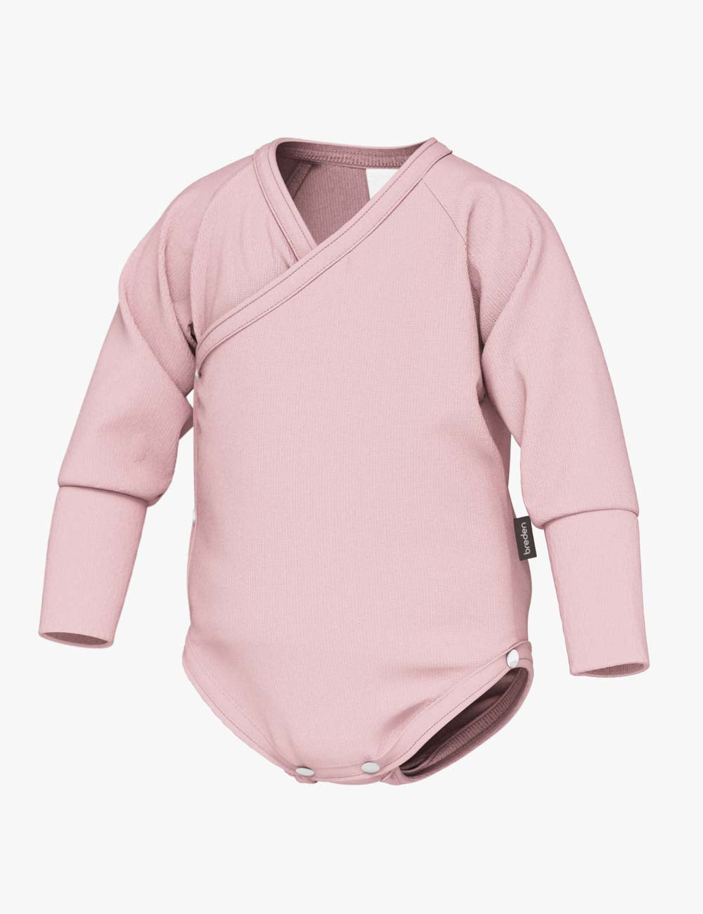 Ribbed Wrap Bodysuit with Long Sleeves GIA