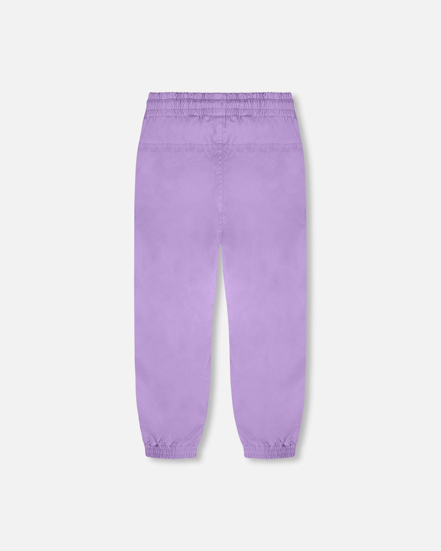 3-In-1 Two-Piece Mid-Season Outerwear With Solid Pants Set Purple Daisy Print