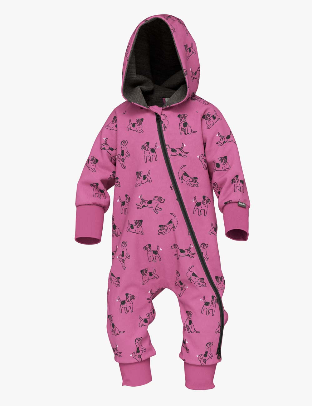 Merino wool baby romper MAJOR