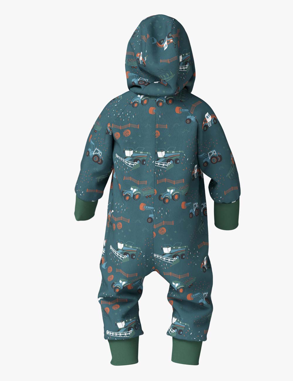 Merino wool baby romper MAJOR