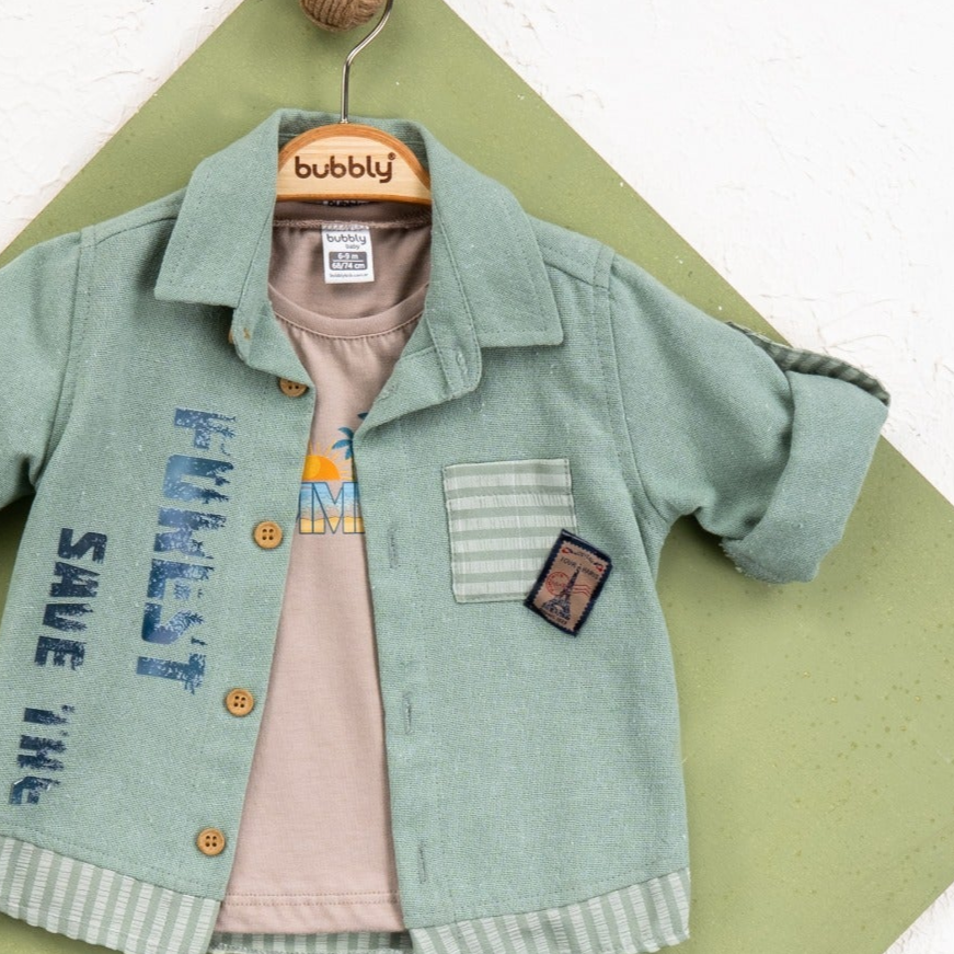 Slick Soldier Boys Casual Set