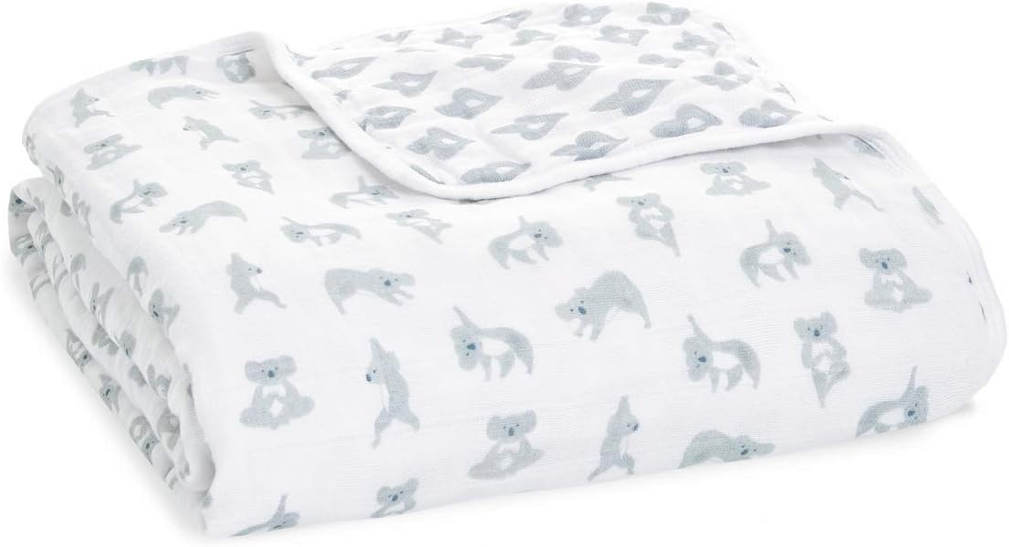 aden + anais Dream Blanket, Boutique Muslin Baby Blankets for Girls & Boys, Lightweight Newborn Nursery & Crib Blanket, Unisex Toddler & Infant Bedding, Shower & Registry Gift, Hogwarts Essentials - LittleTreasures