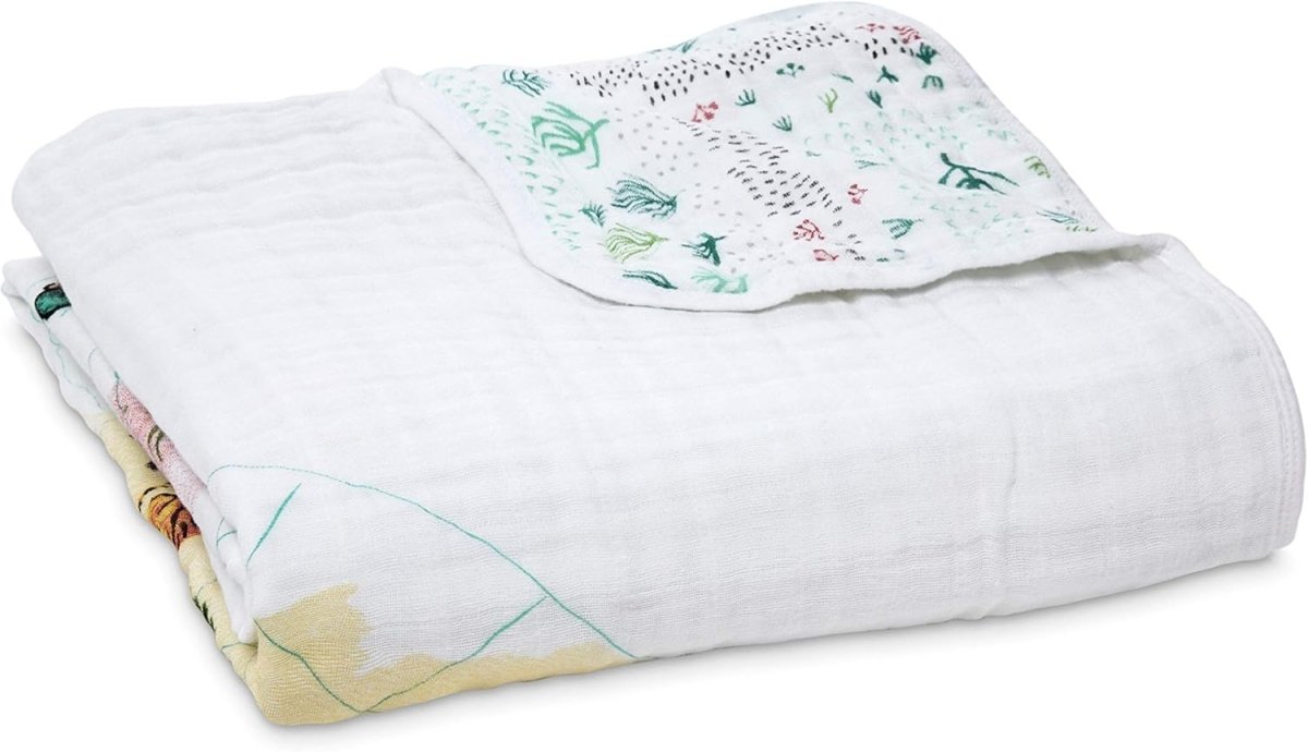 aden + anais Dream Blanket, Boutique Muslin Baby Blankets for Girls & Boys, Lightweight Newborn Nursery & Crib Blanket, Unisex Toddler & Infant Bedding, Shower & Registry Gift, Hogwarts Essentials - LittleTreasures