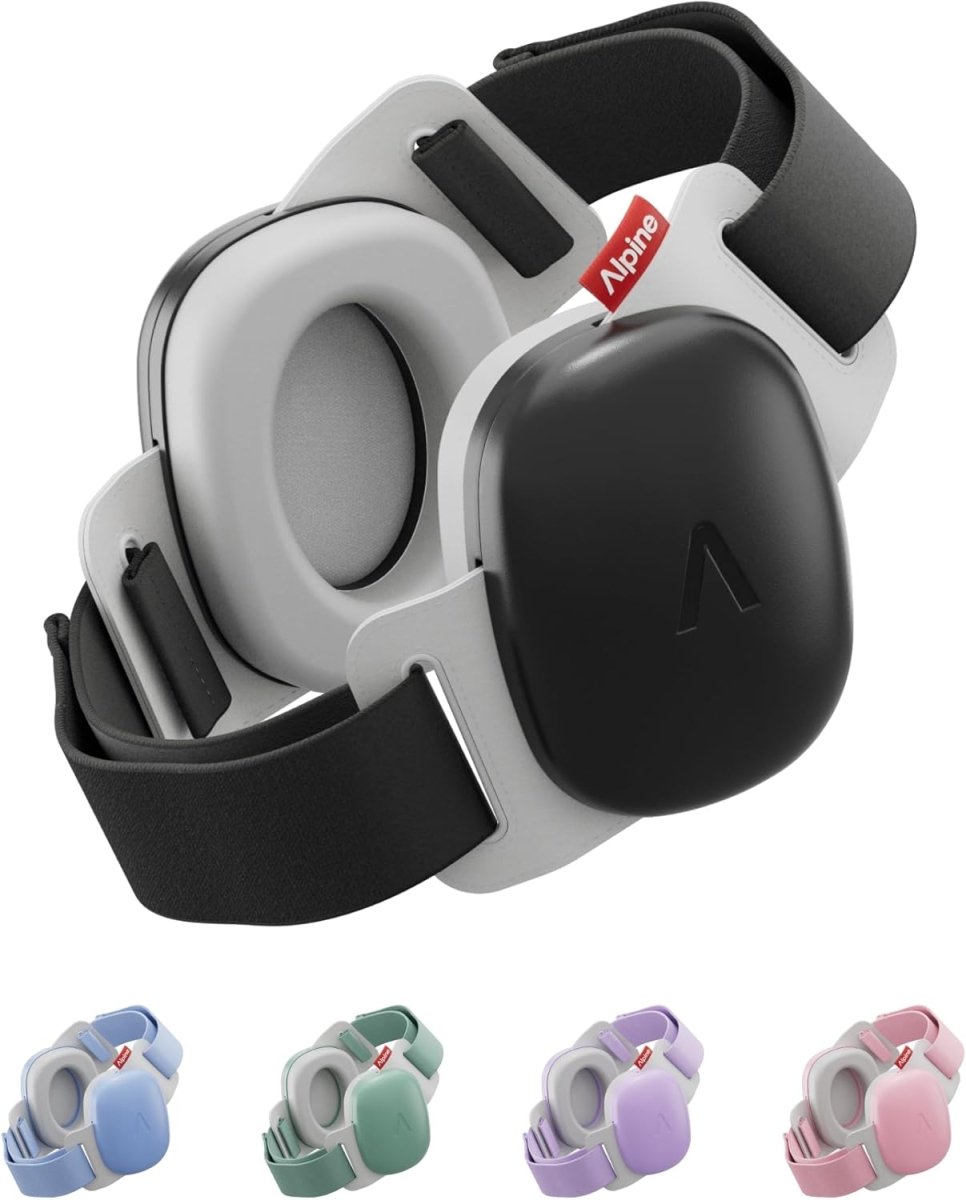 Alpine Muffy - Baby Ear Protection - CE & ANSI Certified - Soft & Comfortable Noise Cancelling Headphone up to 36 Months - Newborn Essentials Ear Muffs for Hearing Protection - Green - LittleTreasures