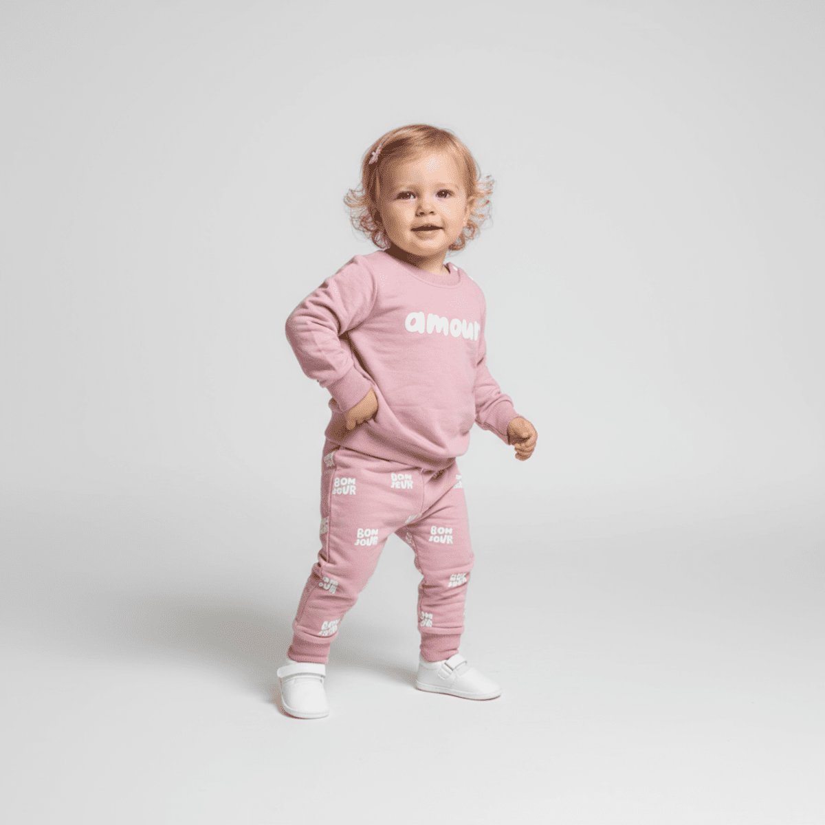 Amour Girls Cotton Joggers Set - LittleTreasures