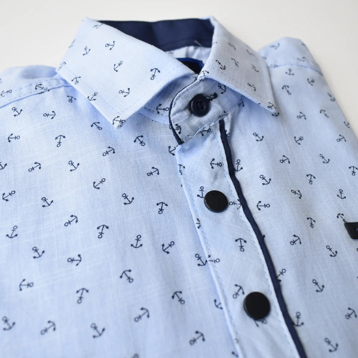 Anchor Boys Cotton Shirt - LittleTreasures