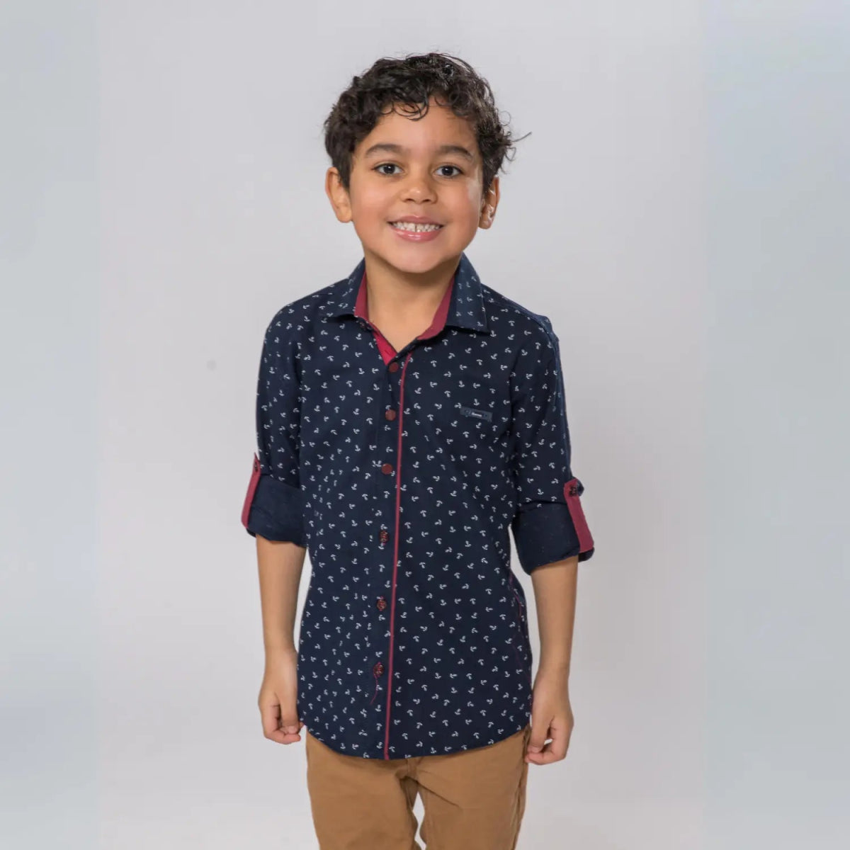 Anchor Boys Cotton Shirt - LittleTreasures