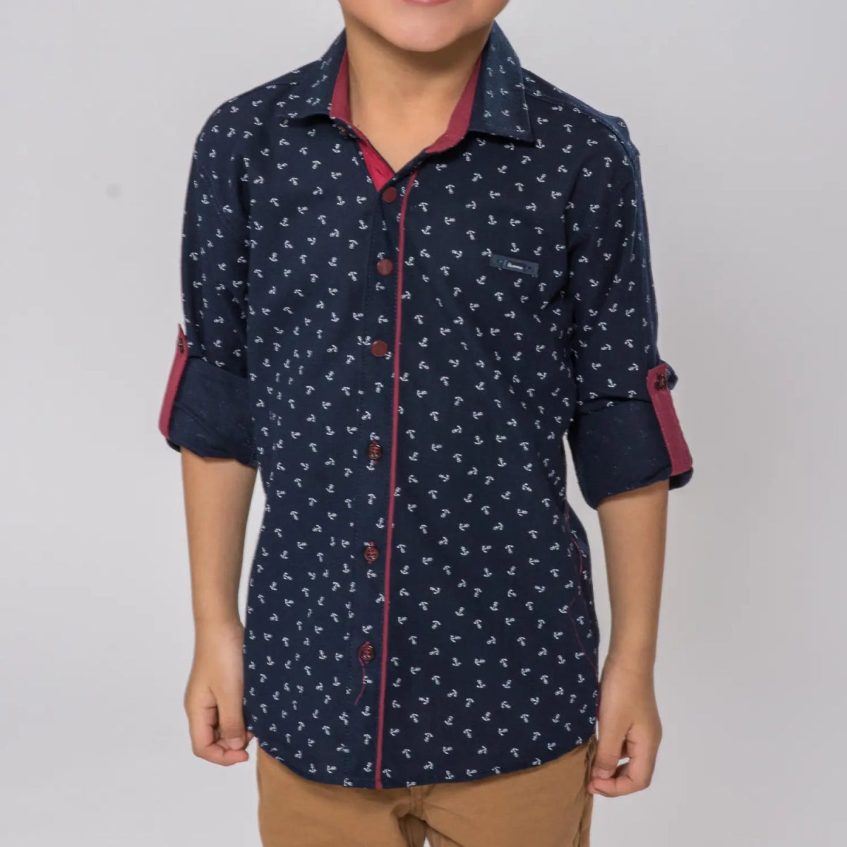 Anchor Boys Cotton Shirt - LittleTreasures