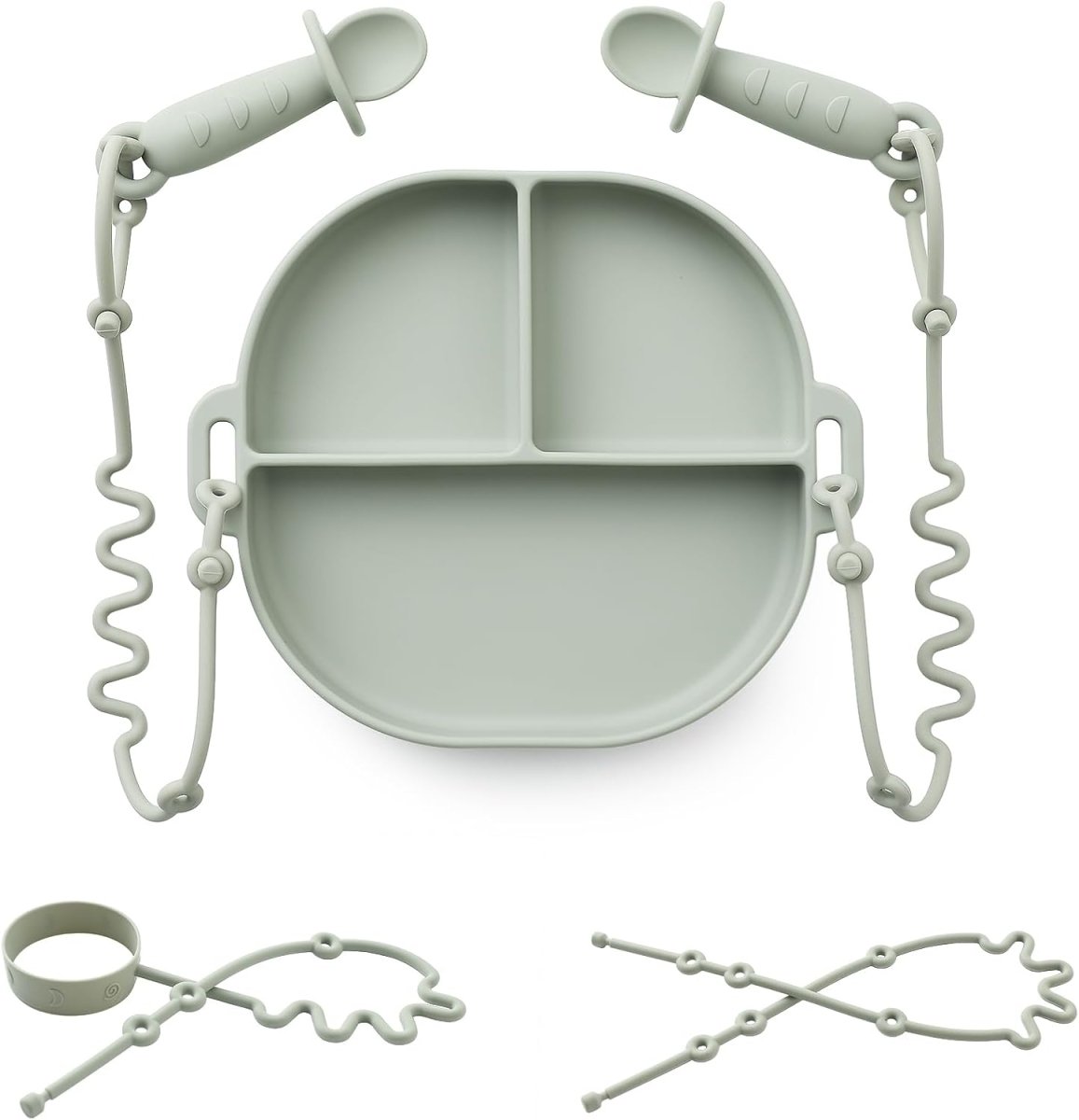 Andy Bear Boho Suction Plate Set: Safe, Fun Mealtime Essentials - LittleTreasures