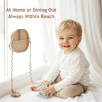 Andy Bear Boho Suction Plate Set: Safe, Fun Mealtime Essentials - LittleTreasures