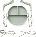 Andy Bear Boho Suction Plate Set: Safe, Fun Mealtime Essentials - LittleTreasures