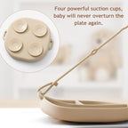 Andy Bear Boho Suction Plate Set: Safe, Fun Mealtime Essentials - LittleTreasures