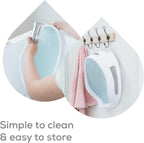 Angelcare Baby Bath Support, Aqua, for babies less than 6 months of age, Made in Canada - LittleTreasures