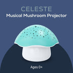 Angelcare Magical Dreams Celeste the Musical Mushroom Projector, sleep soother with a lullaby, white noises and 3 - night light colour options - LittleTreasures