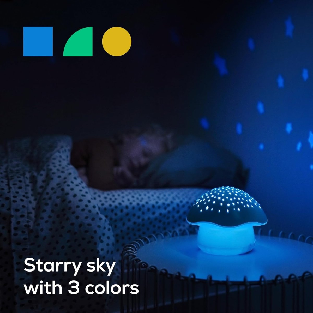 Angelcare Magical Dreams Celeste the Musical Mushroom Projector, sleep soother with a lullaby, white noises and 3 - night light colour options - LittleTreasures