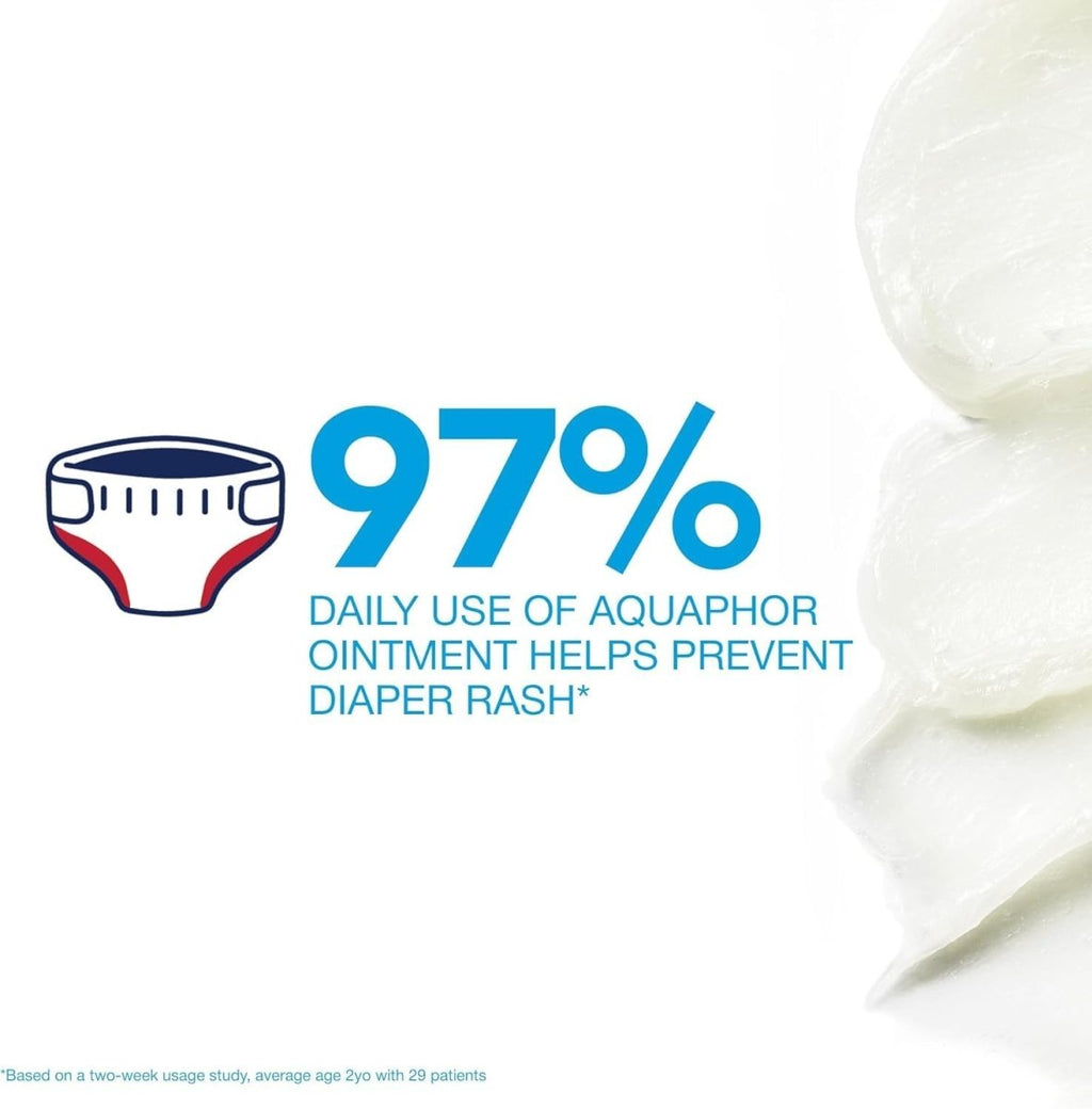 Aquaphor Baby Healing Ointment for Baby's Sensitive Skin, Multipurpose Ointment Helps Prevent Diaper Rash, Fragrance Free, Non Greasy and Non Comedogenic Body Moisturizer, 297g - LittleTreasures