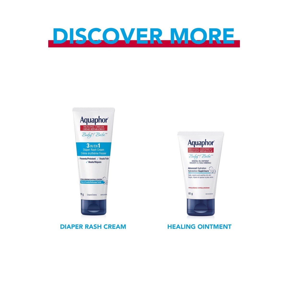 Aquaphor Baby Wash & Shampoo for Baby's Sensitive Skin, Hypoallergenic, Tear Free Baby Shampoo and Body Wash, Enriched with Provitamin B5, Fragrance Free, Recommended by U.S. Pediatricians, 500mL - LittleTreasures