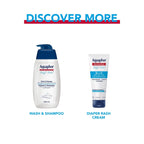 Aquaphor Baby Wash & Shampoo for Baby's Sensitive Skin, Hypoallergenic, Tear Free Baby Shampoo and Body Wash, Enriched with Provitamin B5, Fragrance Free, Recommended by U.S. Pediatricians, 500mL - LittleTreasures