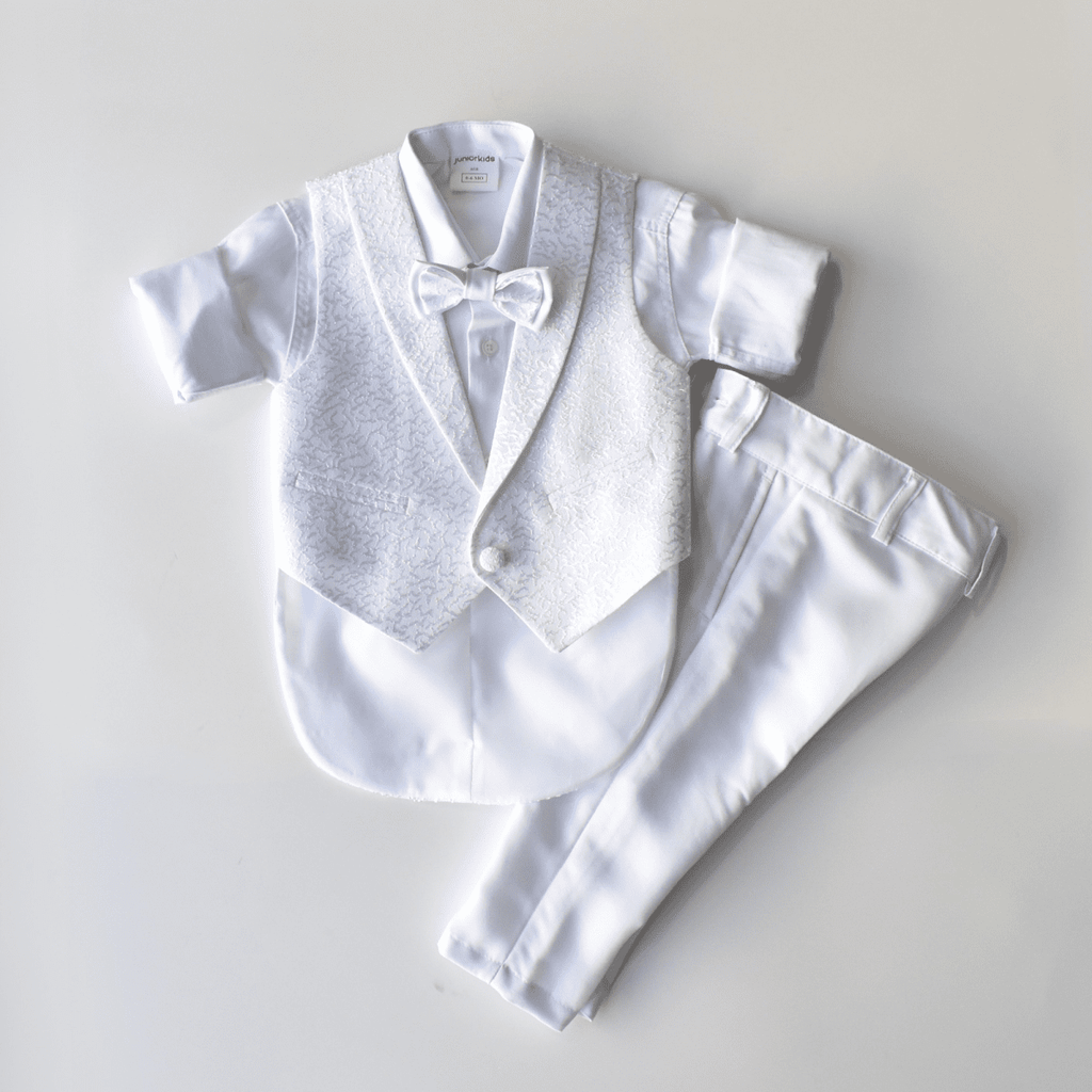 Archie's Penguin Tail Vest Set - LittleTreasures