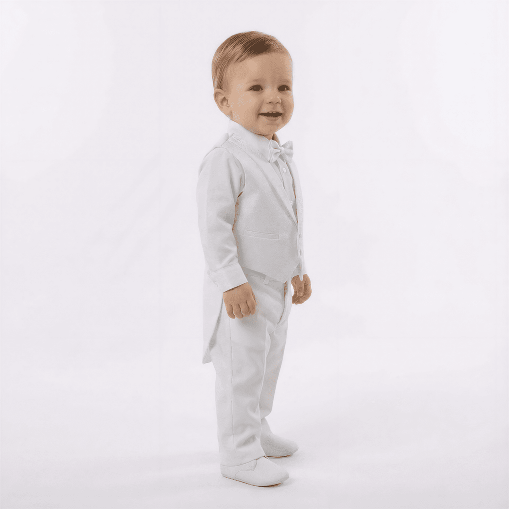 Archie's Penguin Tail Vest Set - LittleTreasures