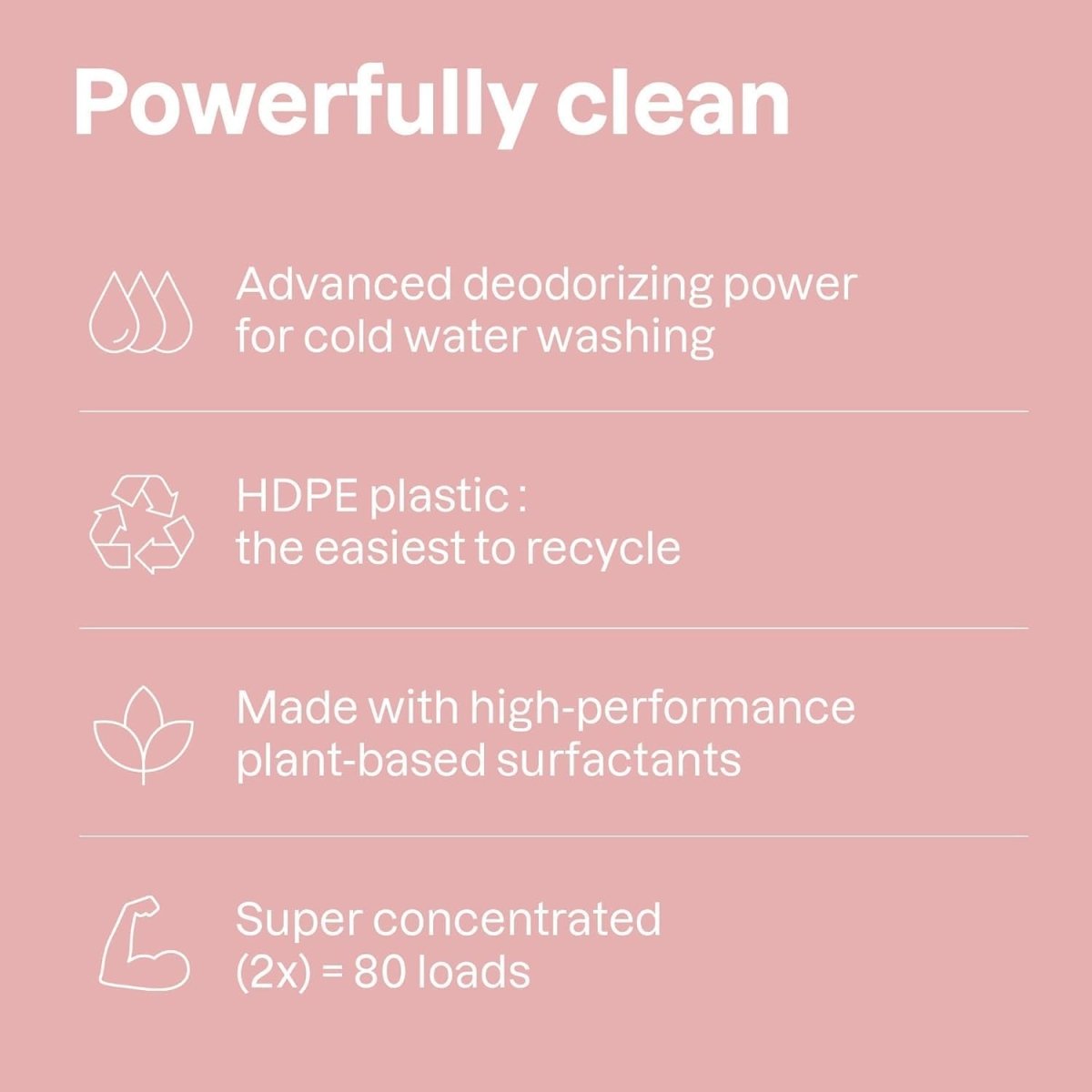 ATTITUDE Baby Laundry Detergent Liquid, Made in Canada, EWG Verified, Safe for Baby Clothes, Infant and Newborn, Vegan and Naturally Derived Washing Soap, HE Compatible, Unscented, 80 Loads, 2 Liters - LittleTreasures