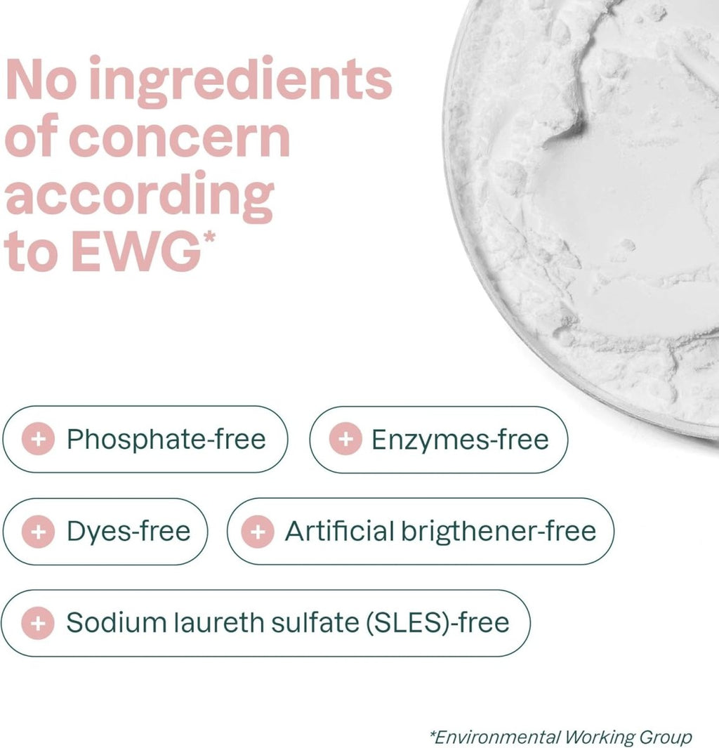 ATTITUDE Baby Laundry Detergent Liquid, Made in Canada, EWG Verified, Safe for Baby Clothes, Infant and Newborn, Vegan and Naturally Derived Washing Soap, HE Compatible, Unscented, 80 Loads, 2 Liters - LittleTreasures