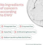 ATTITUDE Baby Laundry Detergent Liquid, Made in Canada, EWG Verified, Safe for Baby Clothes, Infant and Newborn, Vegan and Naturally Derived Washing Soap, HE Compatible, Unscented, 80 Loads, 2 Liters - LittleTreasures