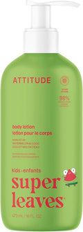 ATTITUDE Body Lotion for Kids, Made in Canada, EWG Verifed Moisturizer, Dermatologically Tested, Plant and Mineral Based Cream, Vegan, Watermelon & Coco, 473 mL - LittleTreasures