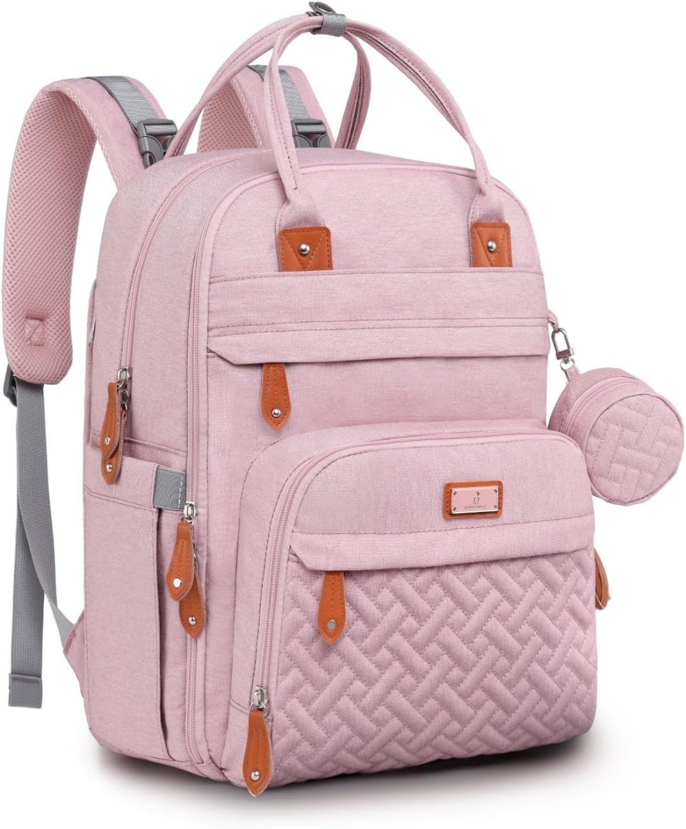 BabbleRoo Diaper Bag Backpack, Baby Essentials Travel Bag - LittleTreasures